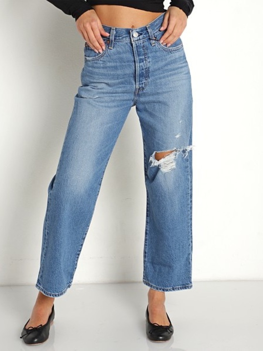 LEVI’S Ribcage Straight Ankle Noe High Jeans Size 4 | 26 - Picture 2 of 13